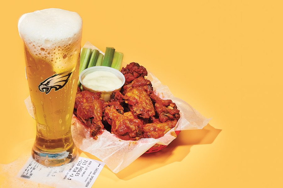 Beer and wings